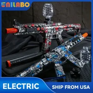 2025 Exclusive Metallic Finish M4 Electric Gel Ball Blaster Toy Gun