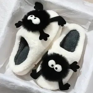 Funny Girls Furry Slippers